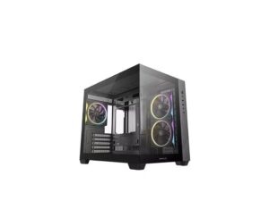 LC POWER Kucište DeepCool CG330/Micro-ATX/ITX/ATX PS2/SFX/SFX-L/bez napajanja/kaljeno staklo/ARGB/crna