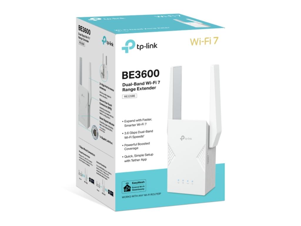 Extender TP-LINK BE3600 Dual-Band Wi-Fi 7 Range Extender