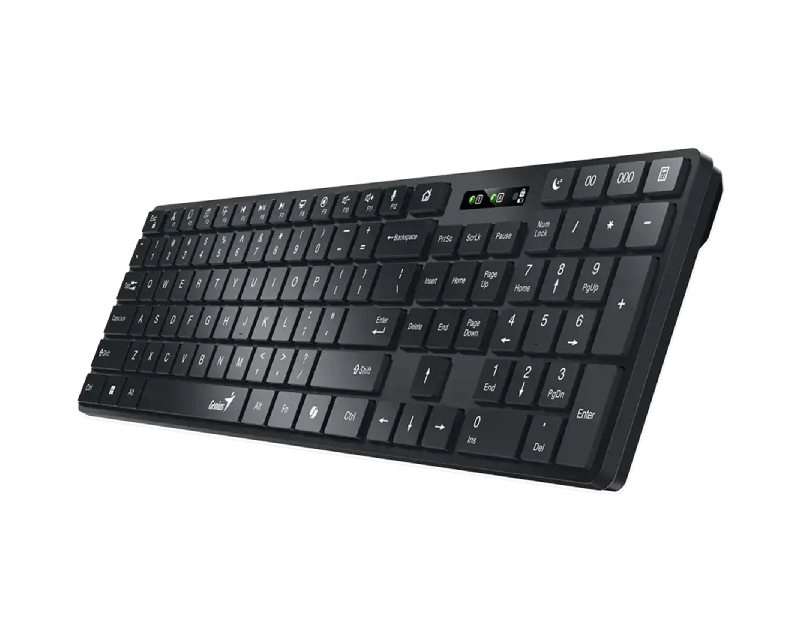 GENIUS SlimStar 7250BT, AI, crna US wireless tastatura - Слика 5
