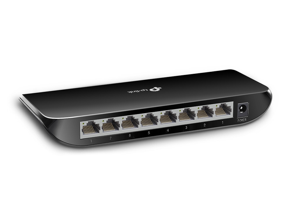 Switch TP-LINK TL-SG1008D Gigabit/8x RJ45/10/100/1000Mbps/plasticno kuciste - Слика 3
