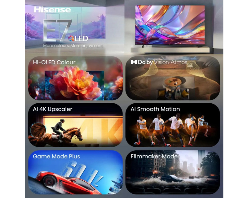 HISENSE 85 inča 85E7S Hi-QLED 4K UHD Smart TV - Слика 3