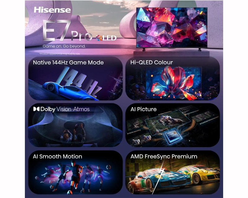 HISENSE 75 inča 75E7S PRO Hi-QLED 4K UHD Smart TV - Слика 7