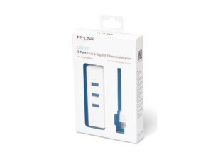 Adapter TP-LINK UE330 USB 3.0 to RJ-45 Gigabit Ethernet Network/1x LAN/3x USB 3.0 Hub