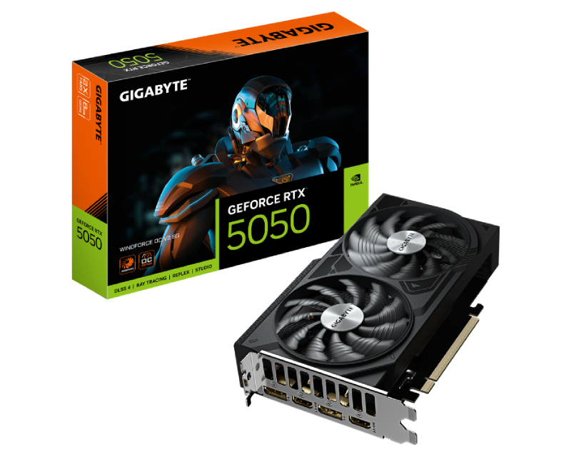 GIGABYTE nVidia GeForce RTX 5050 WINDFORCE OC V2 8GB 128bit GV-N5050WF2OCV2-8GD rev 1.0 grafička karta - Слика 5