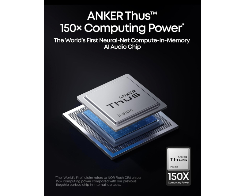 ANKER Soundcore Liberty 5 Pro ANC BT bubice sa mikrofonom crne - Слика 6