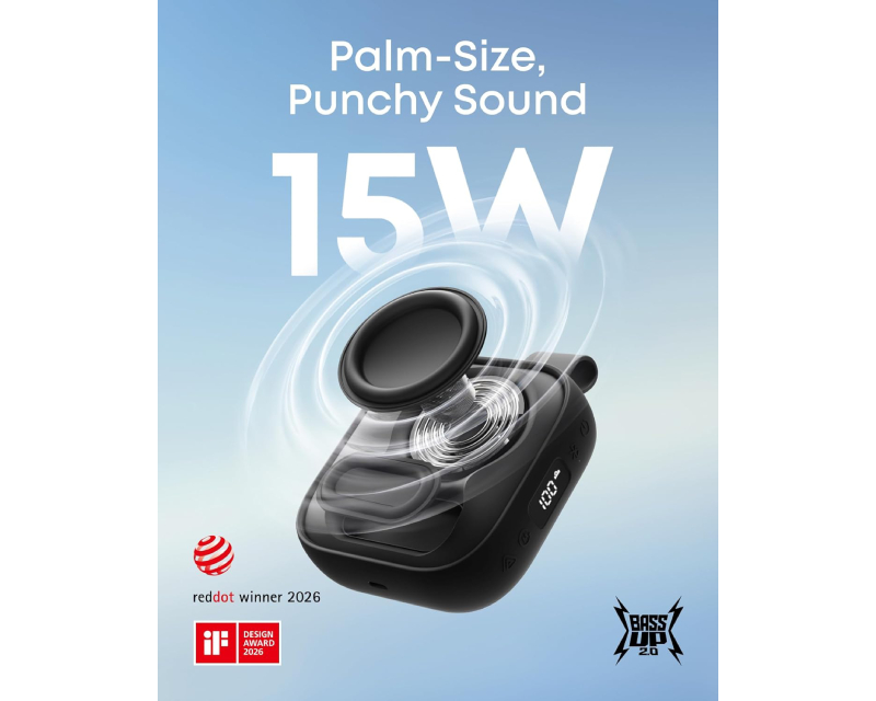 ANKER Soundcore Boom Go 3i 15W prenosni bluetooth IP68 zvučnik crni - Слика 4