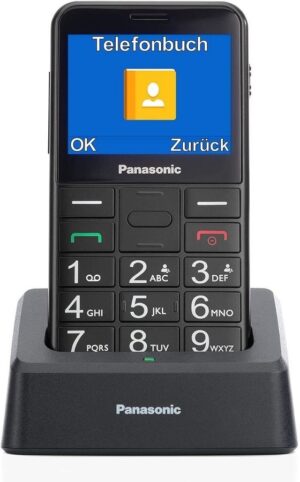 Panasonic SENIOR mobilni telefon KX-TU155EXBN crna