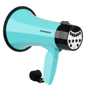 Porodo Lifestyle 30W Siren Bluetooth Recorder Megaphone