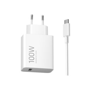 Xiaomi Mi 100W punjač Combo Type-A + kabl Type C bela