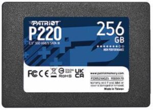 256GB Patriot SSD P220 550MBs/490MBs 2,5" P220S256G25