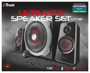 Zvučnik TRUST GXT 38 2.1/120W(60W RMS)/Ultimate Bass/gaming/crna