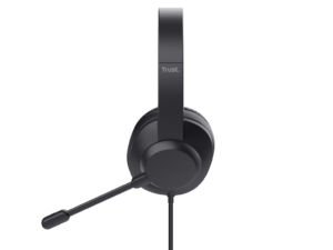 Slušalice TRUST AYDA MAX USB HEADSET/USB-C, USB-A/crna