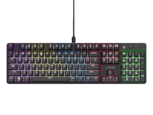 Tastatura TRUST GXT871 ZORA mehanicka/US/RGB/crna
