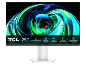 Monitor TCL 25G54 24,5"/IPS MiniLED/1920x1080/144Hz/5ms GtG/VGA,HDMI/VESA/belo-crna