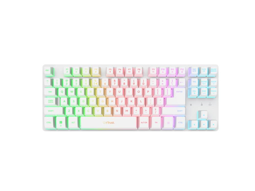 Tastatura TRUST GXT 831 Thado Wireless TKL set/US/bela - Слика 3