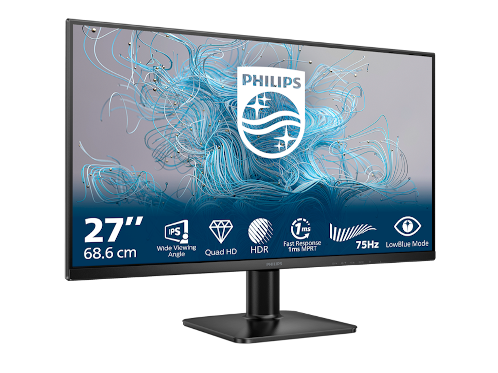 Monitor PHILIPS 27E2N1500L/00 27"/IPS/2560x1440/75Hz/4ms GtG/HDMI,DP/Adaptive sync/VESA/crna - Слика 4