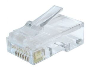 LC-8P8C-002/100 Gembird CAT6 UTP Modular plug 8P8C 30u gold plated RJ45,100 u pak /CENA PO PAKOVANJU