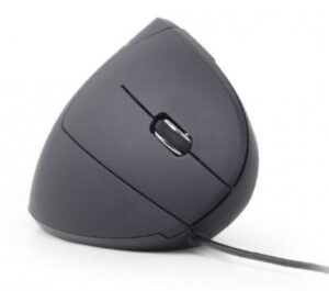 MUS-ERGO-01 Gembird Ergonomski 6-tastera opticki mis, crna 95mm