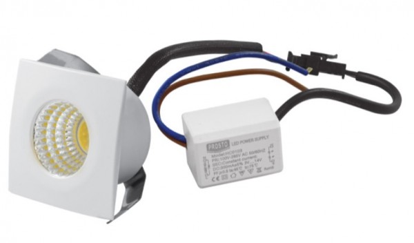 PROSTO LED Ugradna lampa 3W 3200K toplo bela LUG-013-3/WW - Слика 3