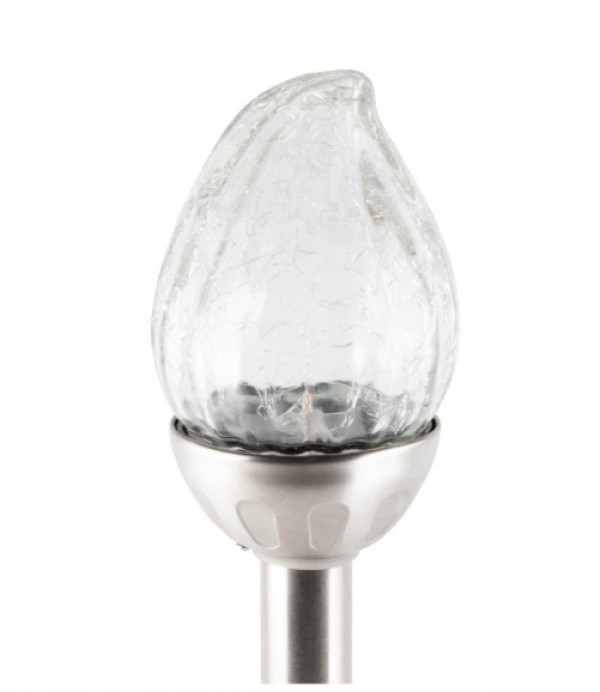 Solarna bastenska lampa sa staklenom glavom MX815, Ni-MH akumulator 1.2V - 600 mAh, 80x380 mm - Слика 2