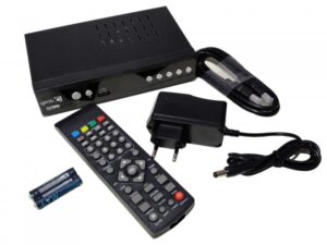GEMBIRD GMB-TDT-033 ** DVB-T2/C SET TOP BOX USB/HDMI/Scart/RF-out, PVR, Full HD,H264, hdmi-kabl (1319)