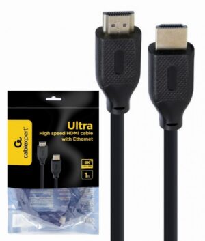 CC-HDMI8K-1M Gembird HDMI kabl v.2.1 ethernet support UHD/8K TV 1m