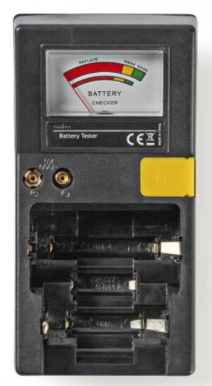 NEDIS BATE110 tester za baterije AA, AAA, C, D, 9V, Dugme baterije