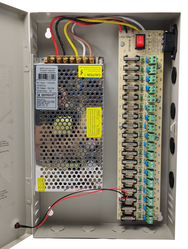 NAPRK-12V/15A-18CH ** Gembird napajanje sa kljucem, 2A/CH (2794) - Слика 2