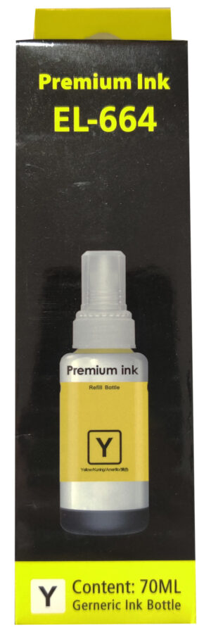 SINOCOPY INKJET T6644 Y Dopuna zuta boja bocica sadrži 70 ml mastila za Epson