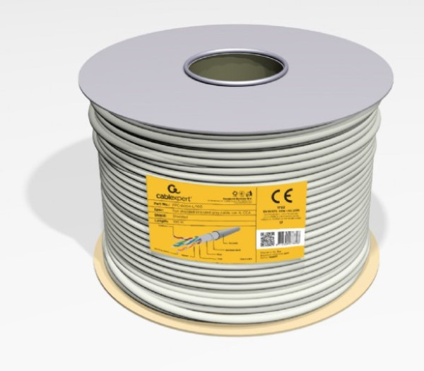 FPC-6004-L/100 Gembird FTP cat.6 Indoor licnasti CCA kotur 100m - Слика 3
