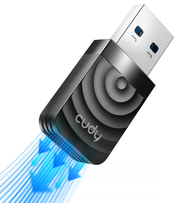 Cudy WU1300S AC1300 WiFi Dual Band USB3.0 MINI adapter, 2.4+5Ghz, 20dBm, 2dBi longe range - Слика 3