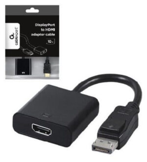 A-DPM-HDMIF-002 Gembird DisplayPort v1 to HDMI adapter cable, black FO (alt A-DPM-HDMIF-08)