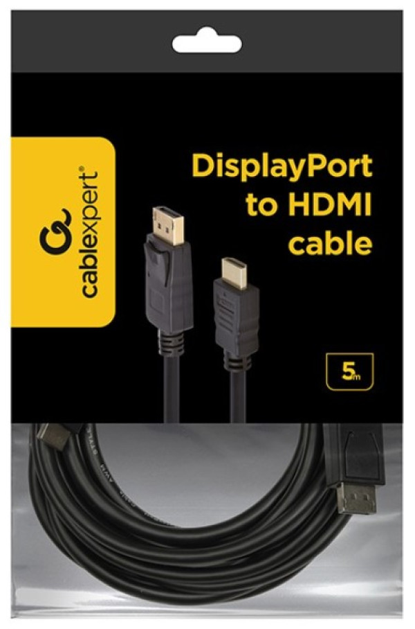 CC-DP-HDMI-5M Gembird DisplayPort na HDMI digital interface kabl 5m - Слика 2