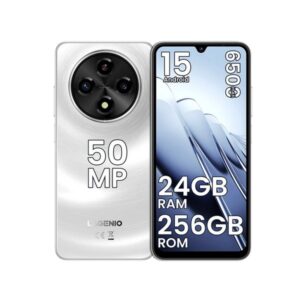 Lagenio A12 Pro Smart telefon 4G, 8GB+256GB pearl white