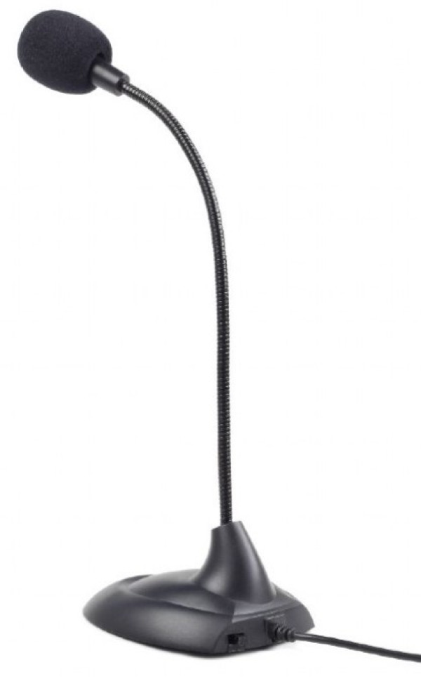 MIC-205 * Gembird Desktop mikrofon, savitljivo telo, black, 3.5mm sa prekidacem (249) - Слика 2