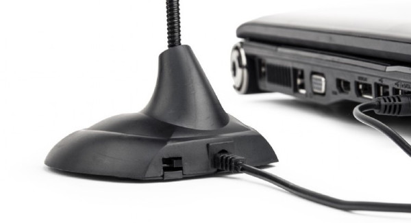 MIC-205 * Gembird Desktop mikrofon, savitljivo telo, black, 3.5mm sa prekidacem (249) - Слика 3