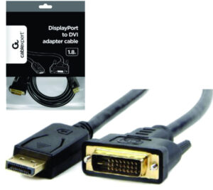 CC-DPM-DVIM-6 Gembird DisplayPort na DVI digital interface kabl 1.8m A