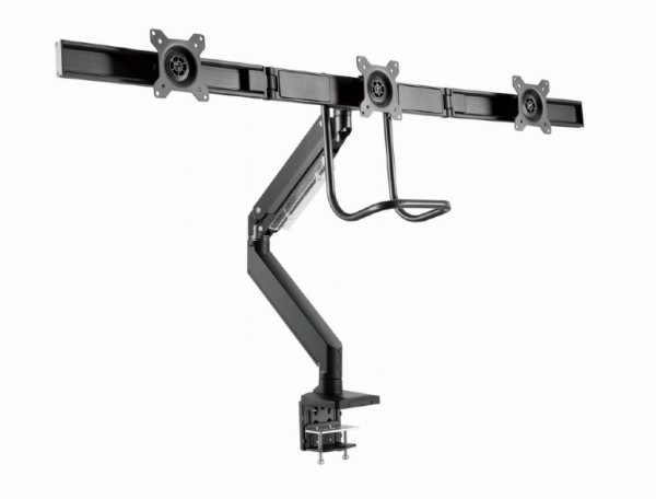 MA-DA3-03 Gembird Podesivi stoni drzac za tri monitora, tilt, 17-27 max.3x6kg - Слика 2