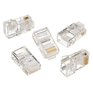 GEMBIRD LC-8P8C-001/50 Modular plug RJ45 8P8C 30u CAT5 UTP gold plated, 50 u pakovanju / CENA PO PAKOVANJU