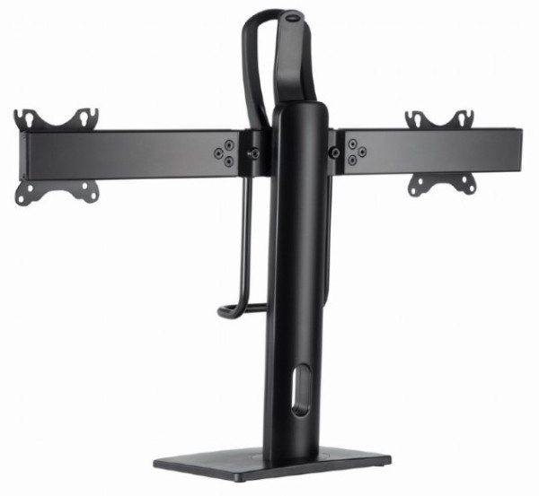 MS-D2-01 Gembird Podesivi stoni drzac za dva monitor, tilt, 17-27 max.2x6kg - Слика 2