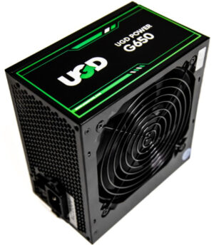 Napajanje G650 650W UGD Power 12cm FAN, 20+4pin, 4+4pin, 4xSATA, 2xIDE, 2x6+2pin 80Plus, Black