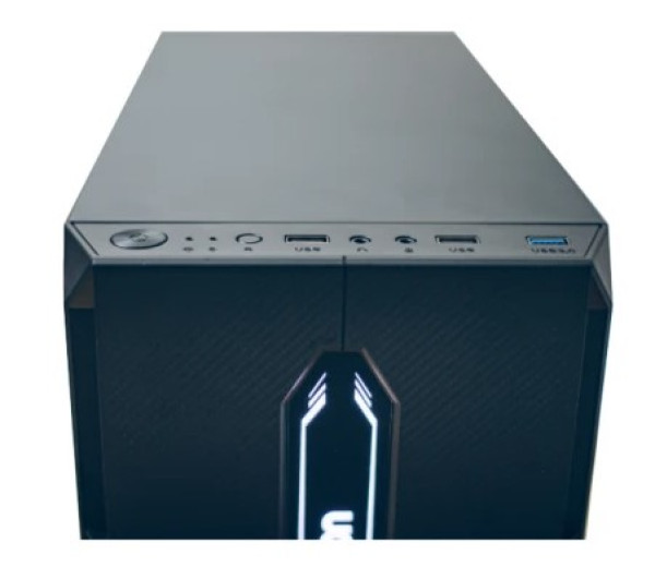 Kuciste Joker K27 ATX, providna stranica, ugradjen 1x RGB kuler, crno - Слика 5