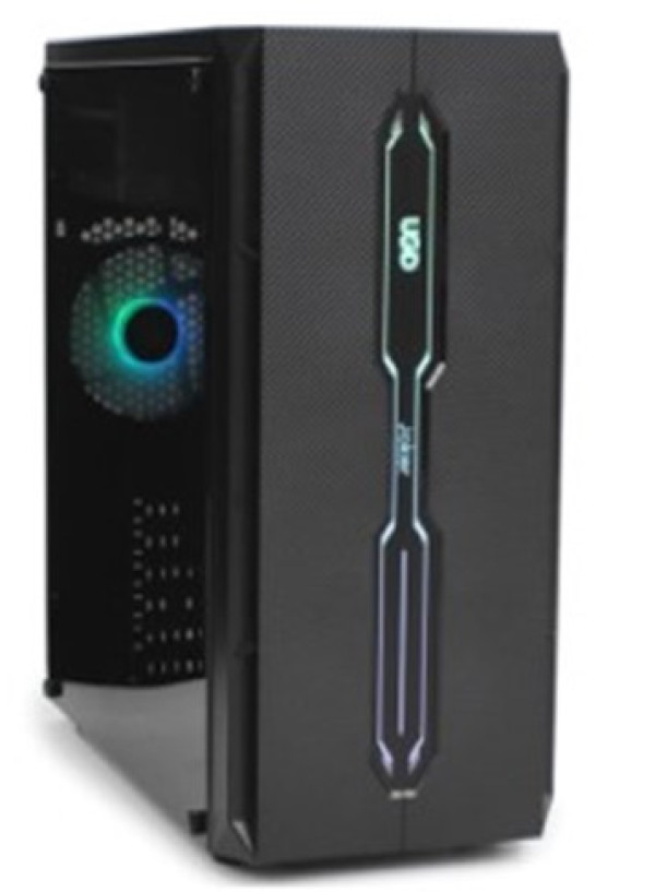 Kuciste Joker K27 ATX, providna stranica, ugradjen 1x RGB kuler, crno - Слика 6