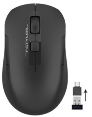 A4 TECH A4-FG16C Air BLACK A4Tech Fstyler DESK+AIR bezicni opticki mis 2.4Ghz,1000-2000Dpi,rechargeable 109m