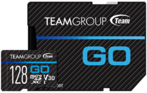 TEAM GROUP TeamGroup MICRO SDHC/SDXC 128GB GO UHS-I U3 V30, 90/50MB/s +SD Adapter TGUSDX128GU303