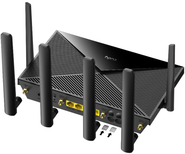 Cudy LT700 AC1200 Wi-Fi 4G LTE-Cat6 Gigabit Router - Слика 3
