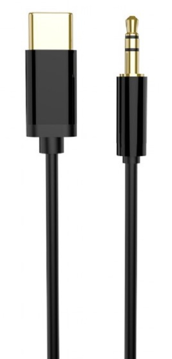 CCA-CM3.5M-1.5M Gembird USB-C to stereo 3.5 mm AUX kabl, 1.5m, black - Слика 2