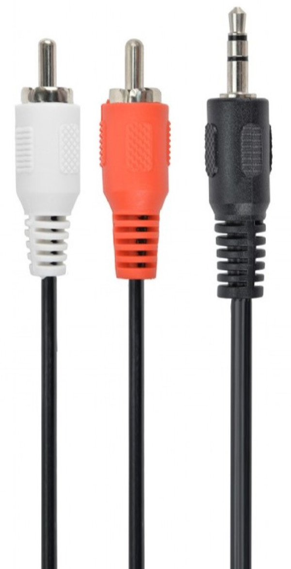CCA-458-5M Gembird 3.5mm stereo plug to 2 phono plugs audio kabl 5m - Слика 2
