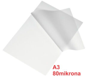 Folija za plastifikaciju A3 100listova 80mikrona OF539 (papir za laminaciju)