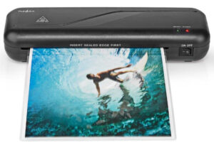 NEDIS LAMI112BK4 Laminator, aparat za plastifikaciju A4, 230 mm/min, black